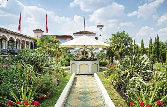 urban city rooftop garden