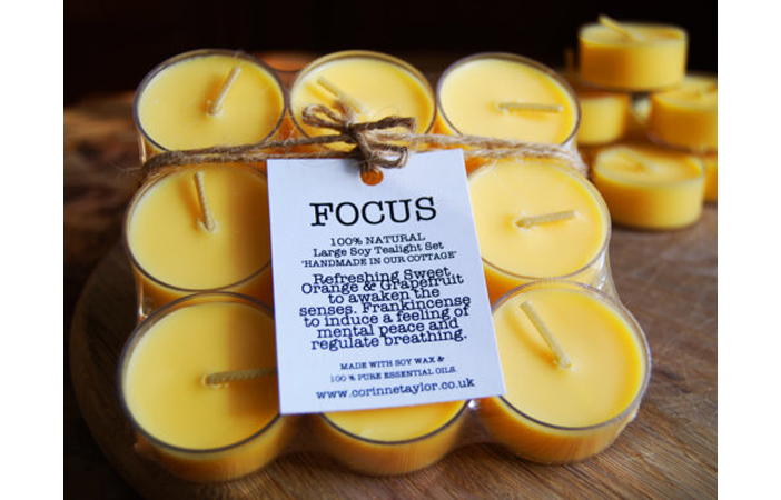 Yoga candles Corinne T Holistic