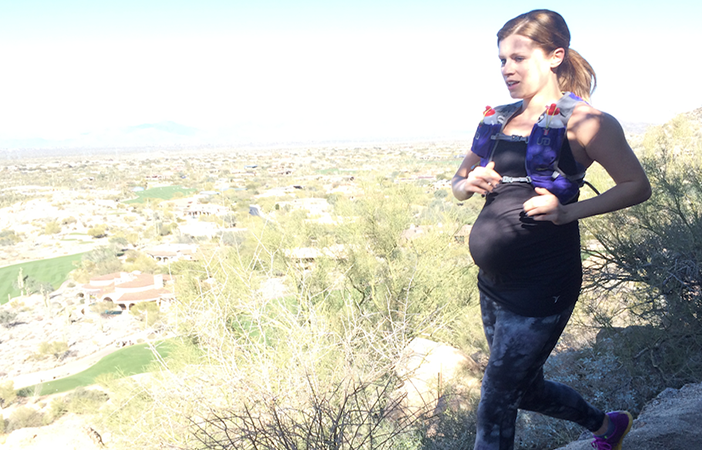 pregnant runner photo: mywesternnest